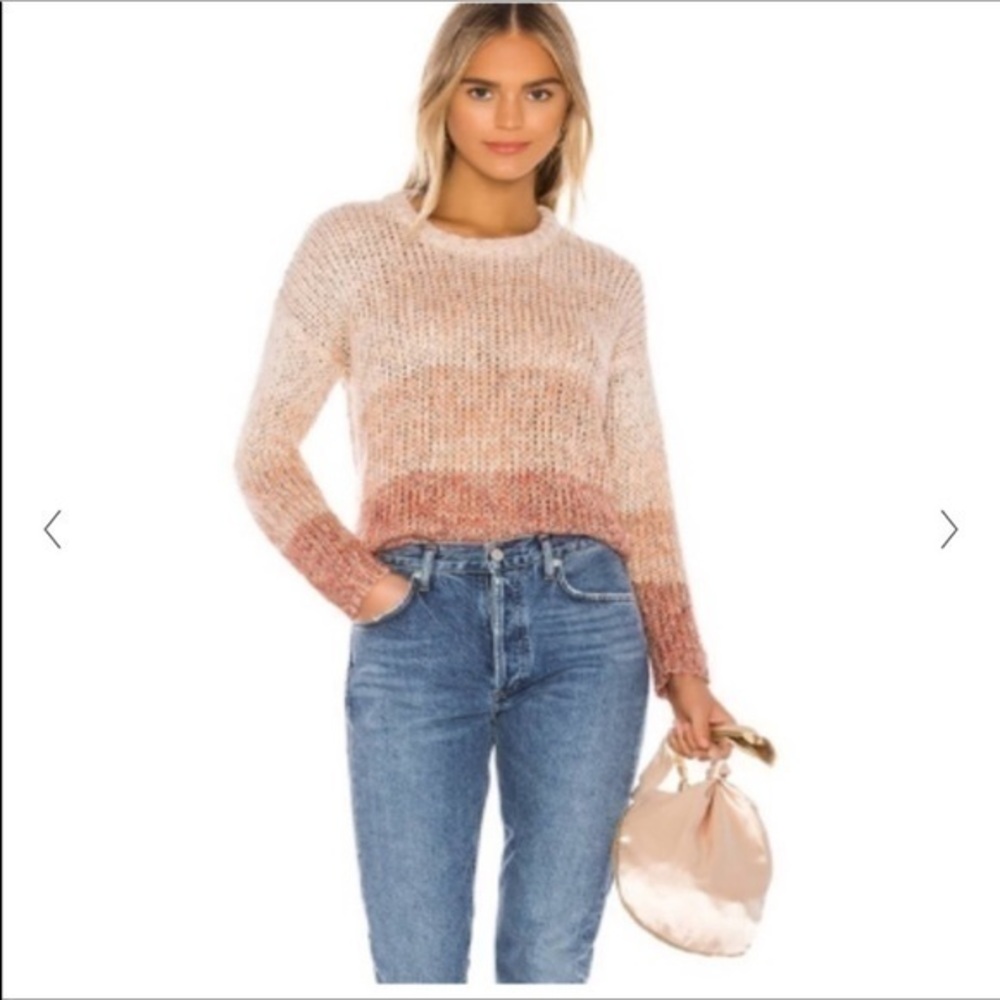 Anthropologie HEARTLOOM Harlen Striped Crew Neck Sweater